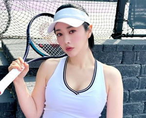 '테니스 여신' 홍수아, 건강미 과시