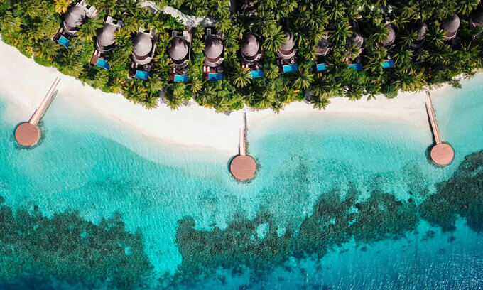사방이 에메랄드빛 바다…천상낙원 몰디브