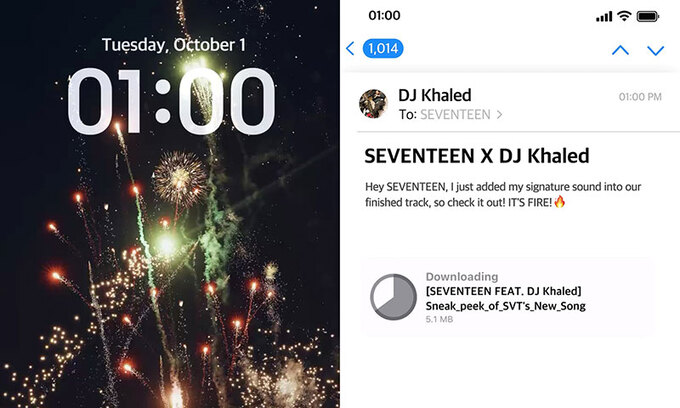 세븐틴, 새 앨범 예고…DJ 칼리드와 컬래버