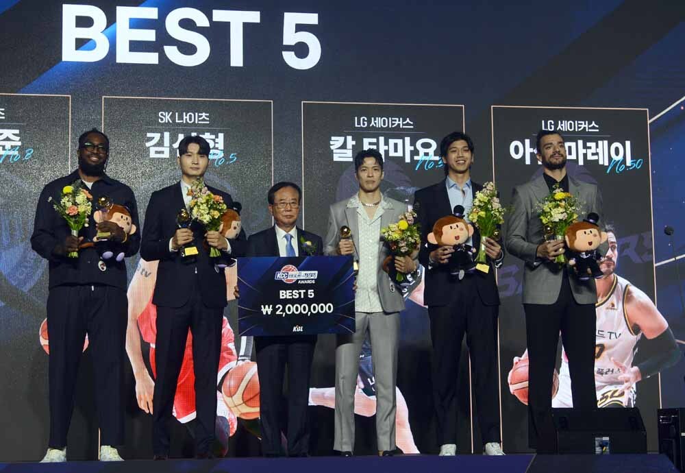 [SW포토]2024-2025 베스트 5