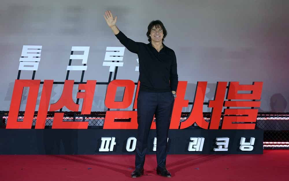 [SW포토]톰 크루즈, '12번째 방한'