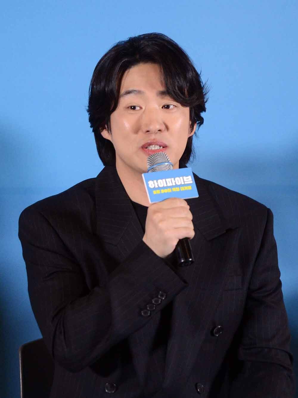 [SW포토]배우 안재홍,'폐 이식 받았습니다'