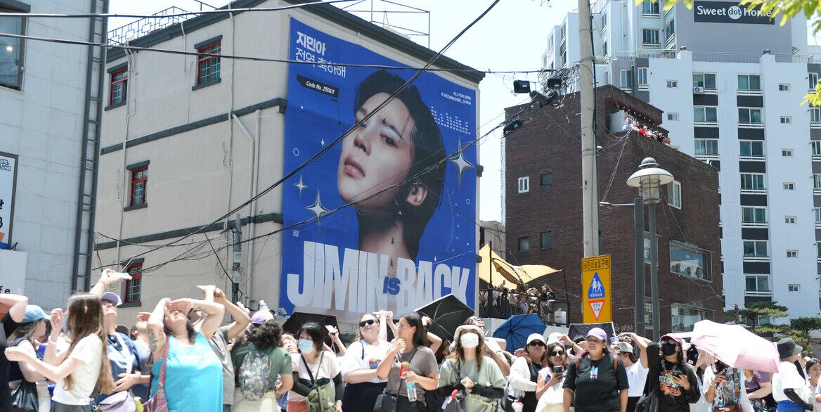 BTS 얼굴 한번만 보였으면...[SW포토]