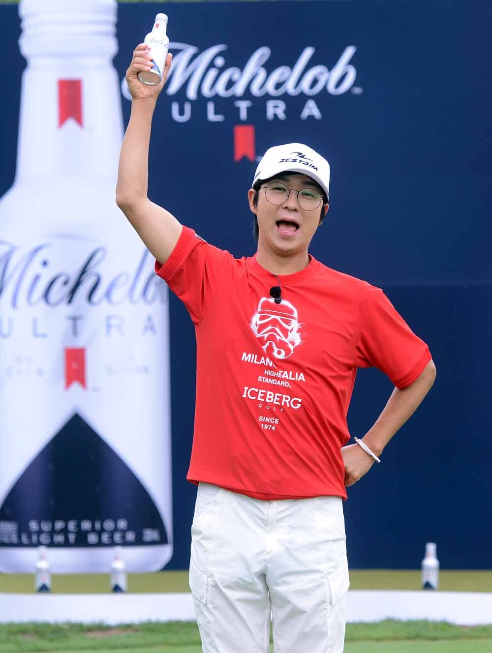 [SW포토]개그맨 홍인기,'울트라 홀 챌린지'참가