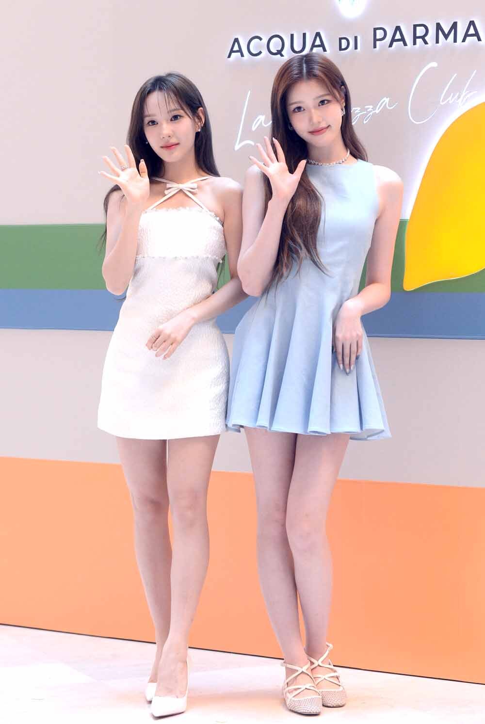 [SW포토]사랑과 세비의 싱그러운 손인사