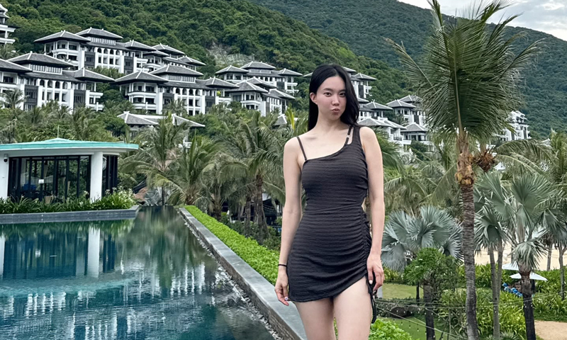 김나희, 빛나는 수영복 자태