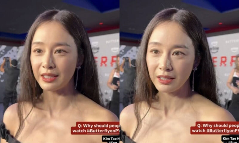 김태희, 美서 신작 '버터플라이' 영어로 직접 소개