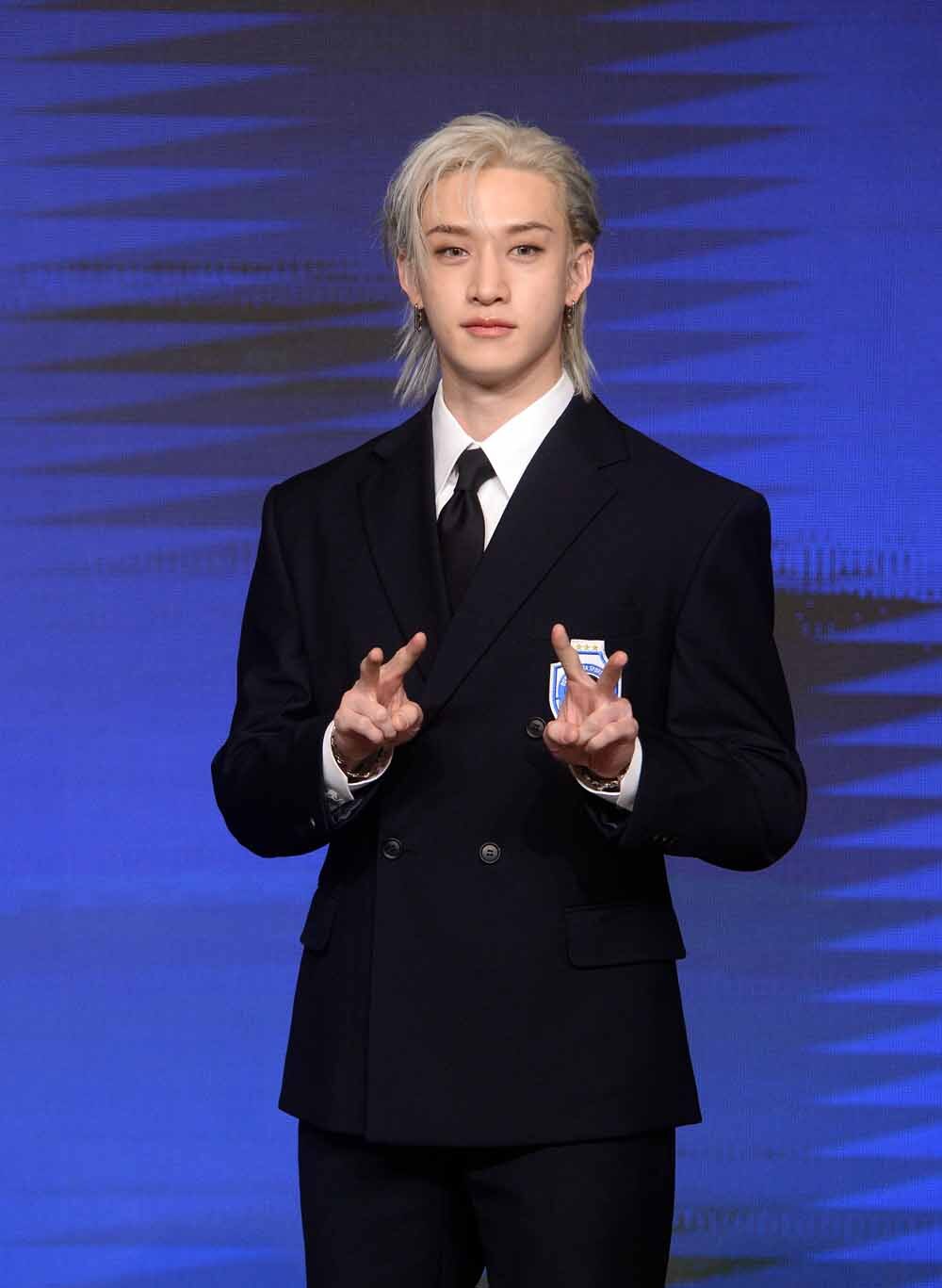 [SW포토]스트레이 키즈 방찬,'오랜만입니다'