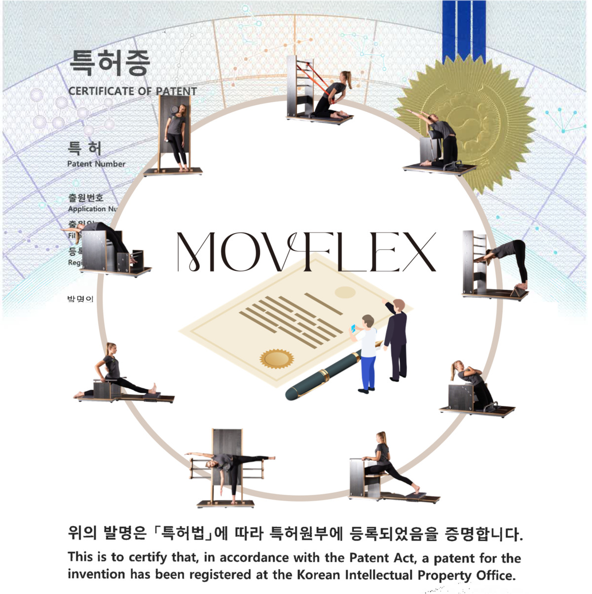 모브플렉스, ‘저강도 회복운동 루틴’ 특허 등록 완료 웰니스 회복 시장에 과학적 기준 제시