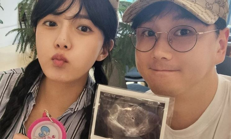 강은비, 40세에 임신…"내년 5월 출산"