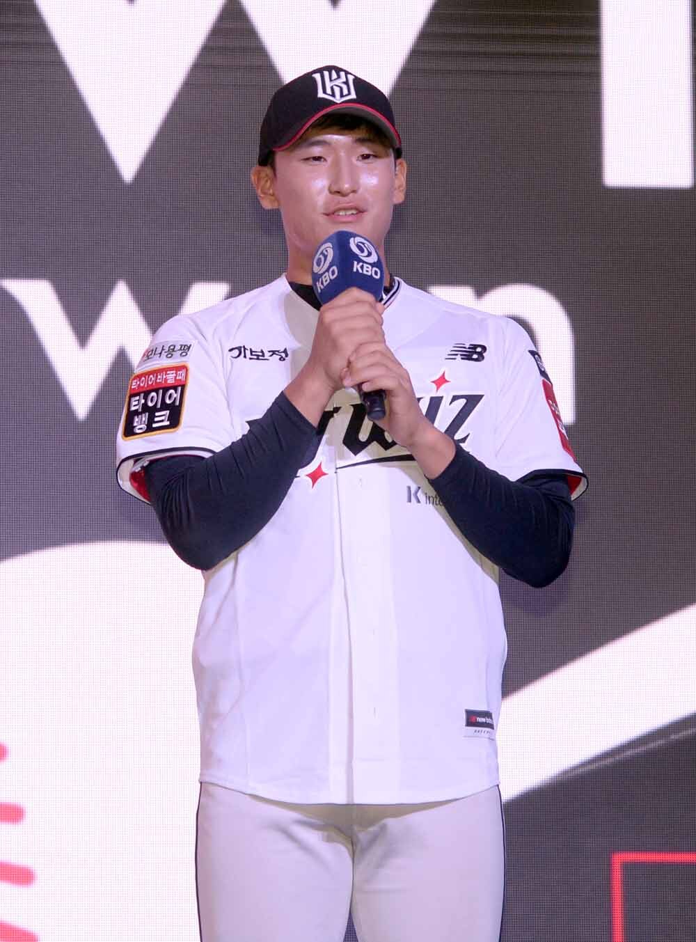 [SW포토]소감 발표하는 KT 박지훈
