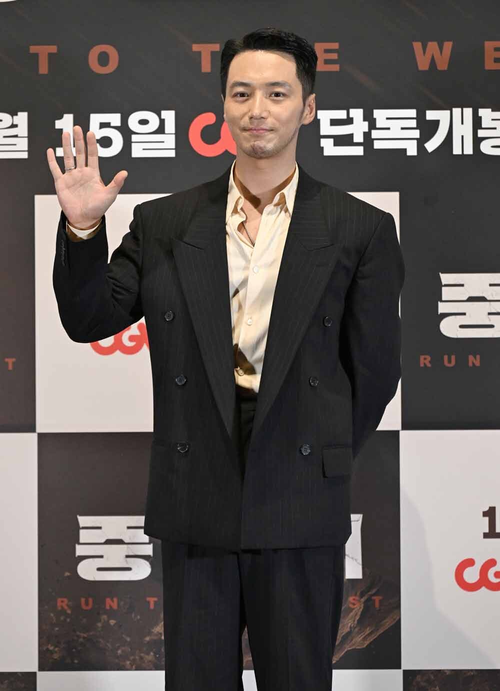 [SW포토]변요한,'과학청문회같은 기자간담회'