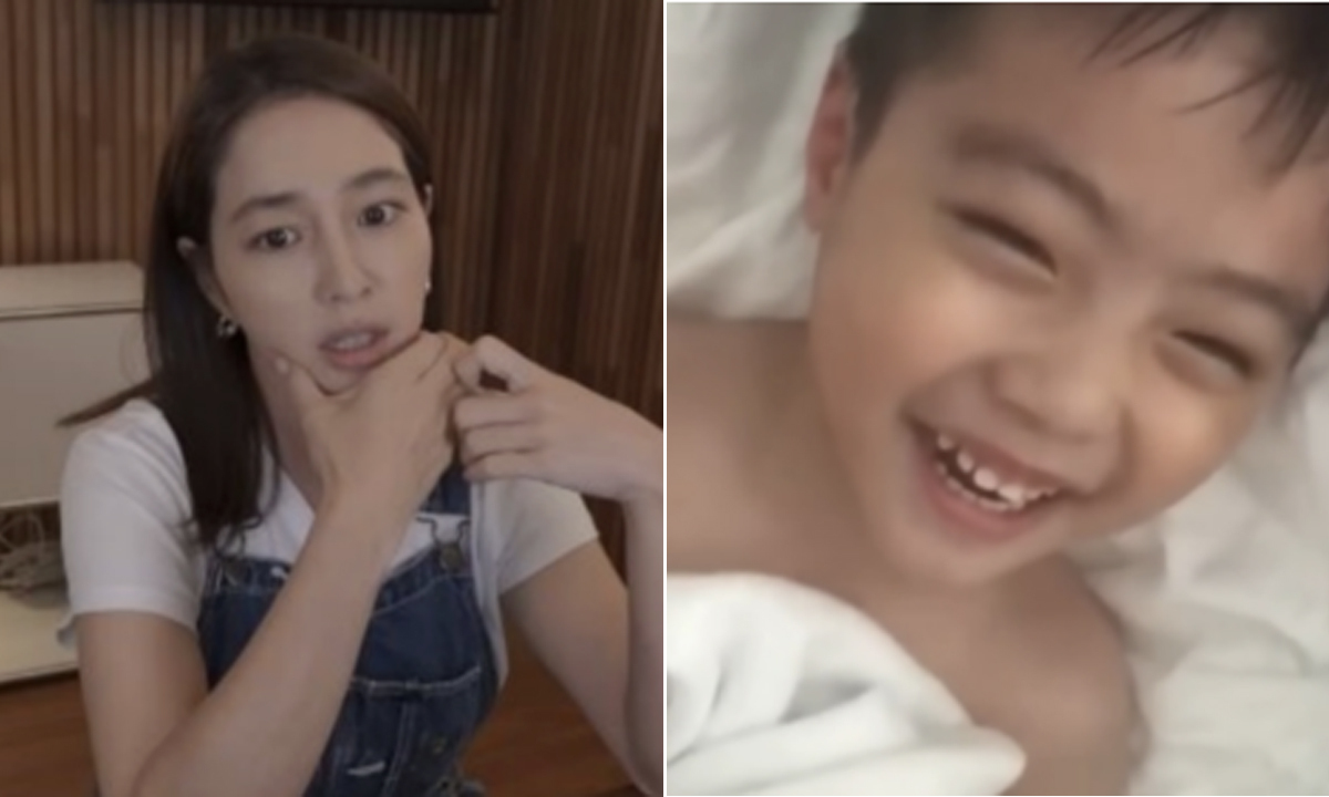 이민정, 아들 준후 어린 시절 영상 공개