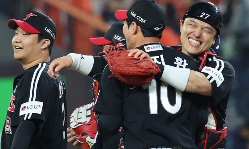 LG, 독수리 날개 꺾고 정상 등극