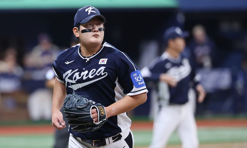계속되는 김서현 부진투… 류지현 감독 “체력 문제”