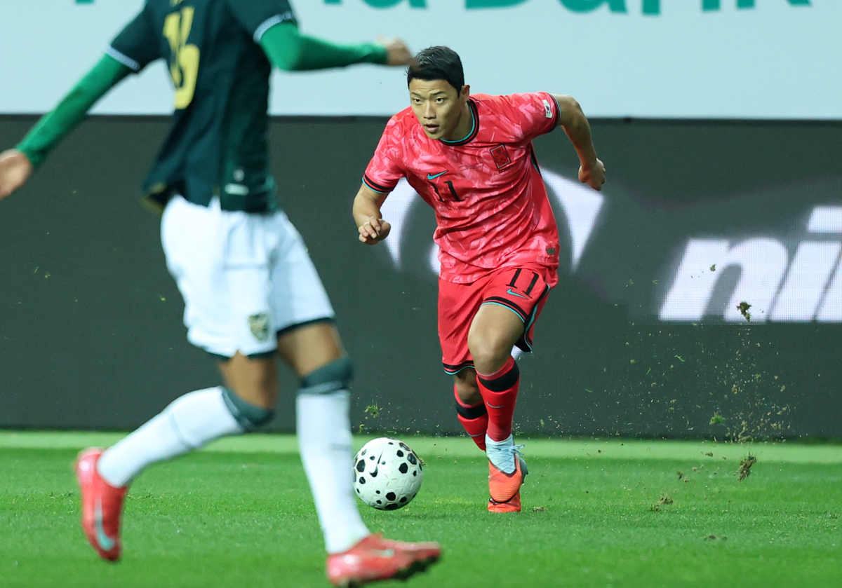 ‘황소’ 황희찬, 공격포인트는 가나전으로 미룬다