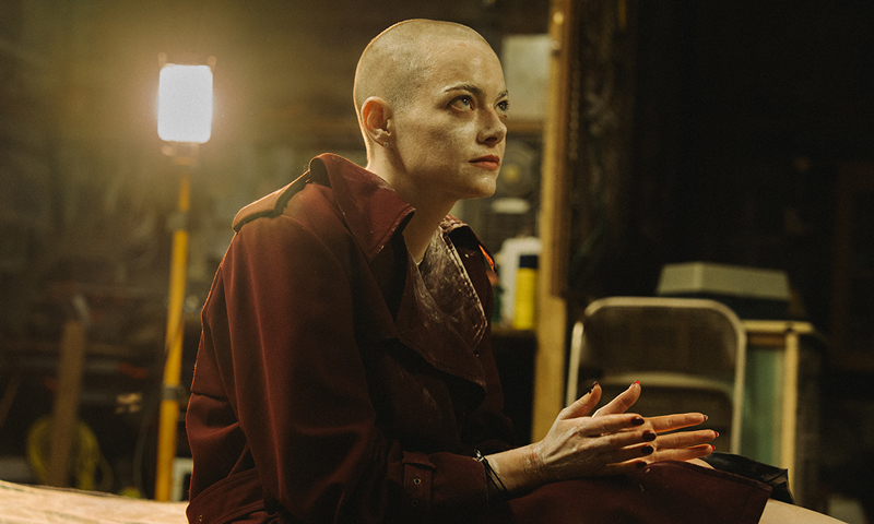 '부고니아' 엠마 스톤, 삭발 투혼