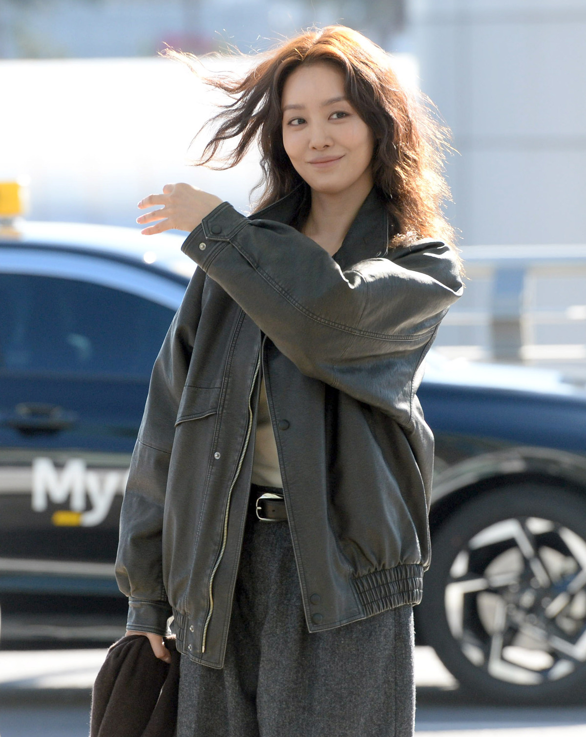 [SW포토]  배우 차주영, 나홀로 출국길 