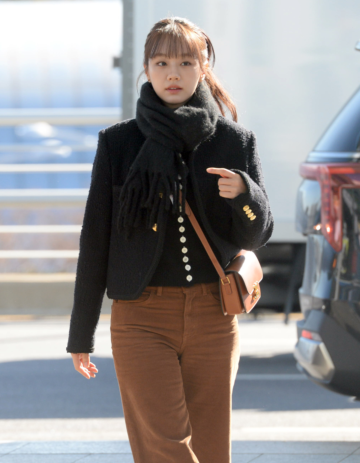 혜리, 인천공항에 나타나 눈부심 발산 [SW포토] 