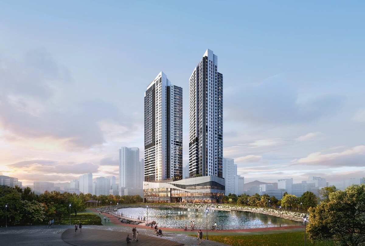 효성해링턴 플레이스 여수, 모델하우스 개관