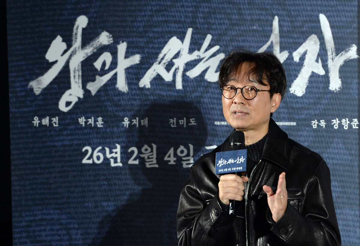 [SW포토] 재치있는 답변하는 장항준 영화감독 