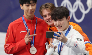 골절 부상 이겨낸 임종언, 첫 올림픽 무대서 동메달 