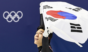 쇼트트랙 황대헌,  韓 5번째 메달 안겼다.