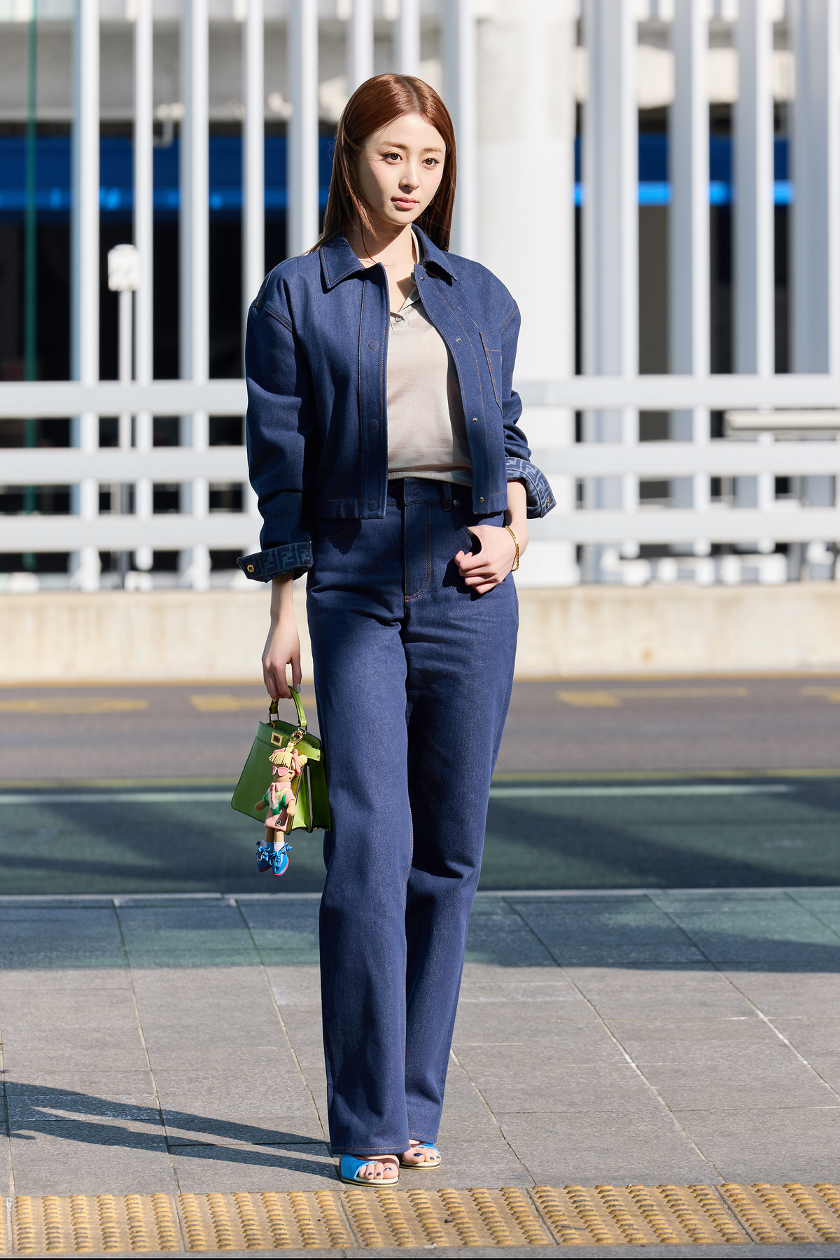 르세라핌 허윤진. 자료=펜디 제공