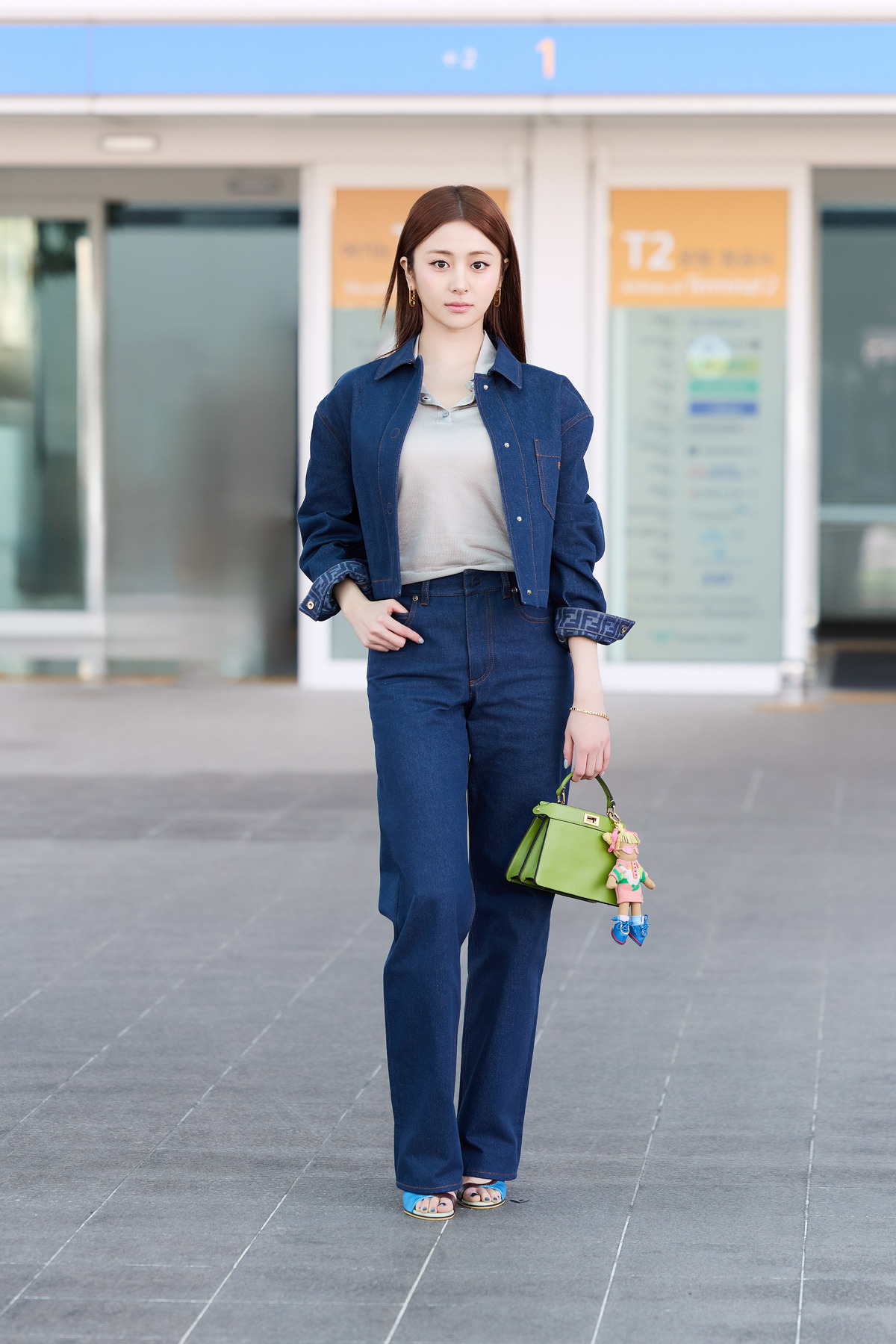 르세라핌 허윤진. 자료=펜디 제공