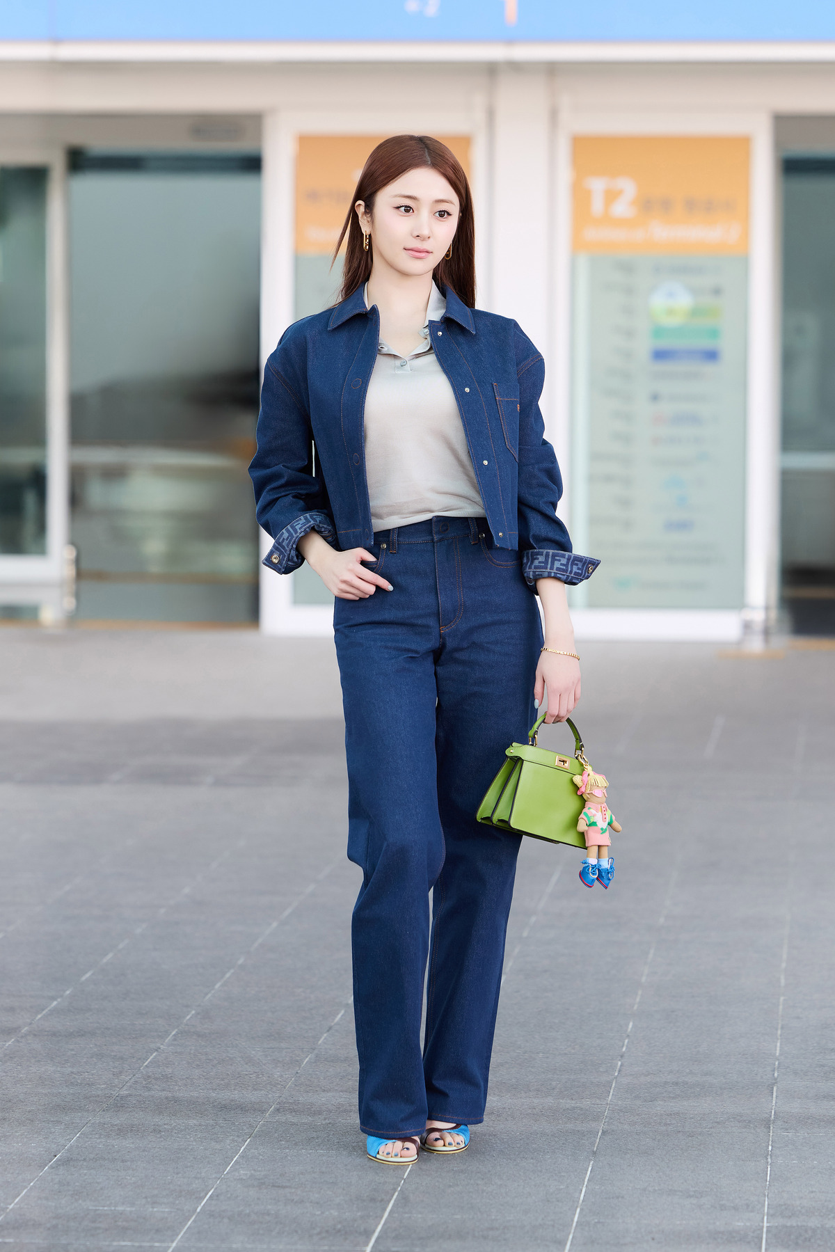 르세라핌 허윤진. 자료=펜디 제공