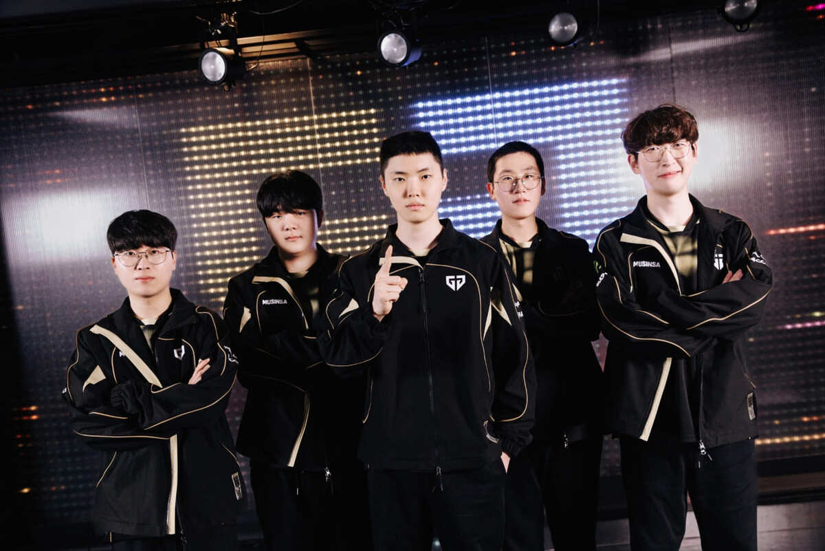 LCK컵 결승전 진출과 FST 진출 확정한 젠지. 라이엇 게임즈 제공