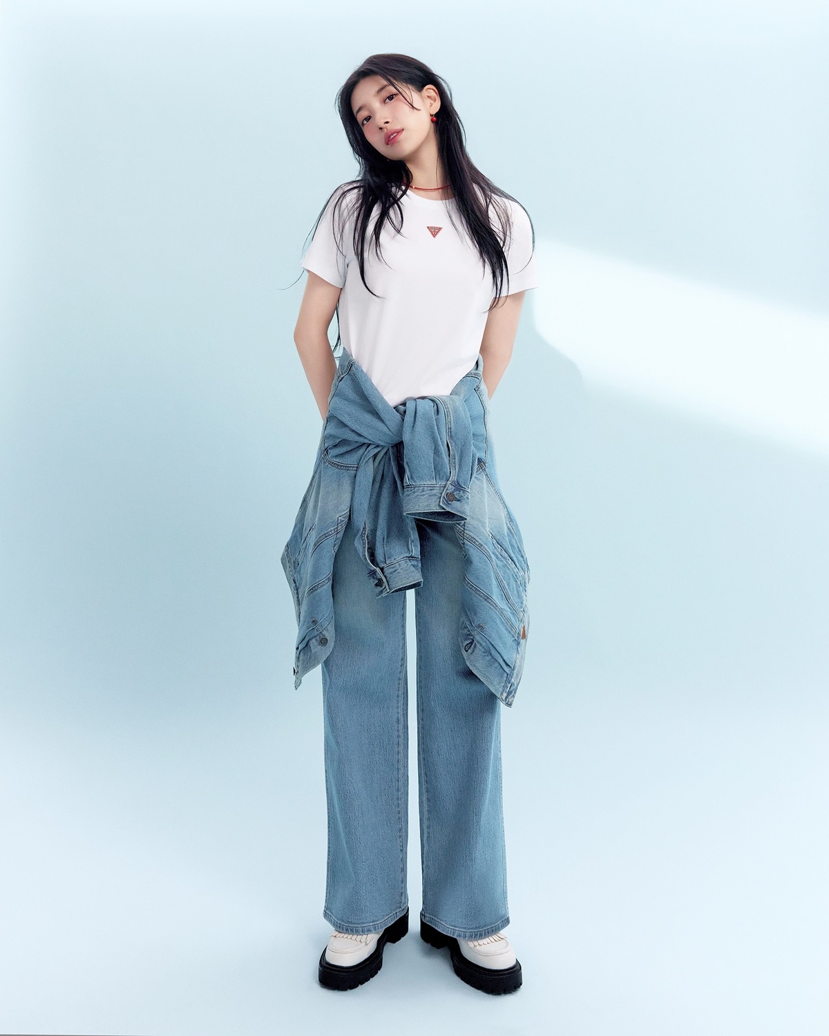 배우 수지. 자료=게스(GEUSS) 제공