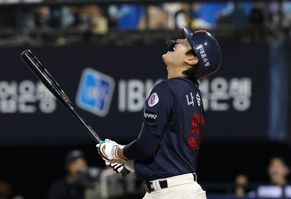 롯데 나승엽. 사진=뉴시스