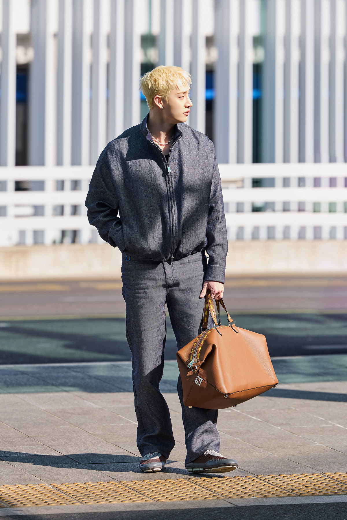 스트레이 키즈(Stray Kids) 리더 방찬. 자료=펜디(FENDI) 제공