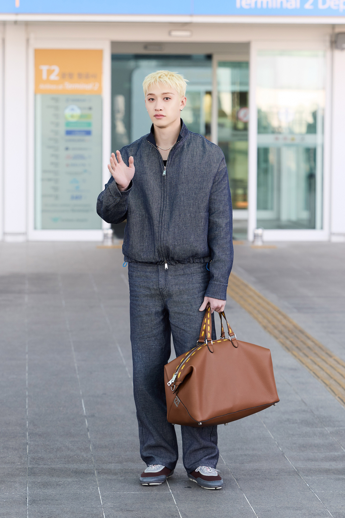 스트레이 키즈 방찬, 봄 느낌 물씬 나는 남친룩 눈길 [SW포토] 