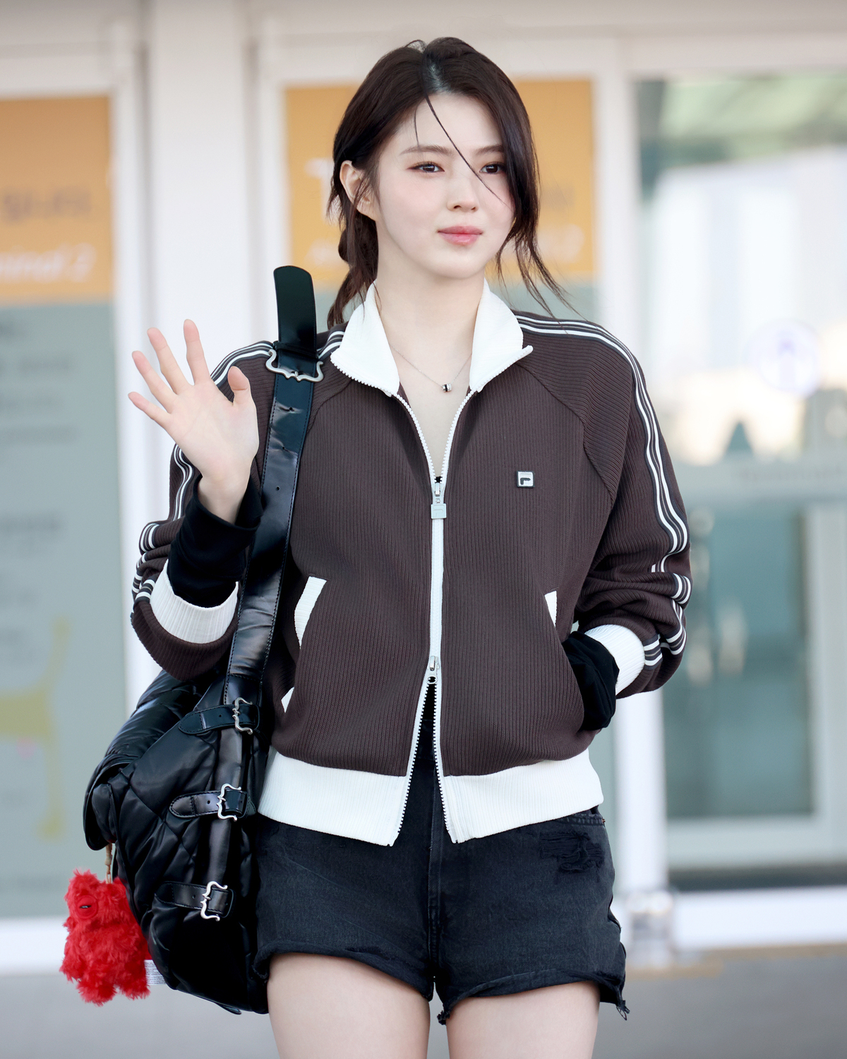 배우 한소희. 자료=휠라 제공