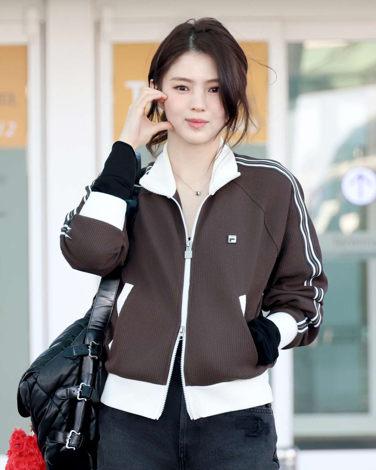 배우 한소희. 자료=휠라 제공