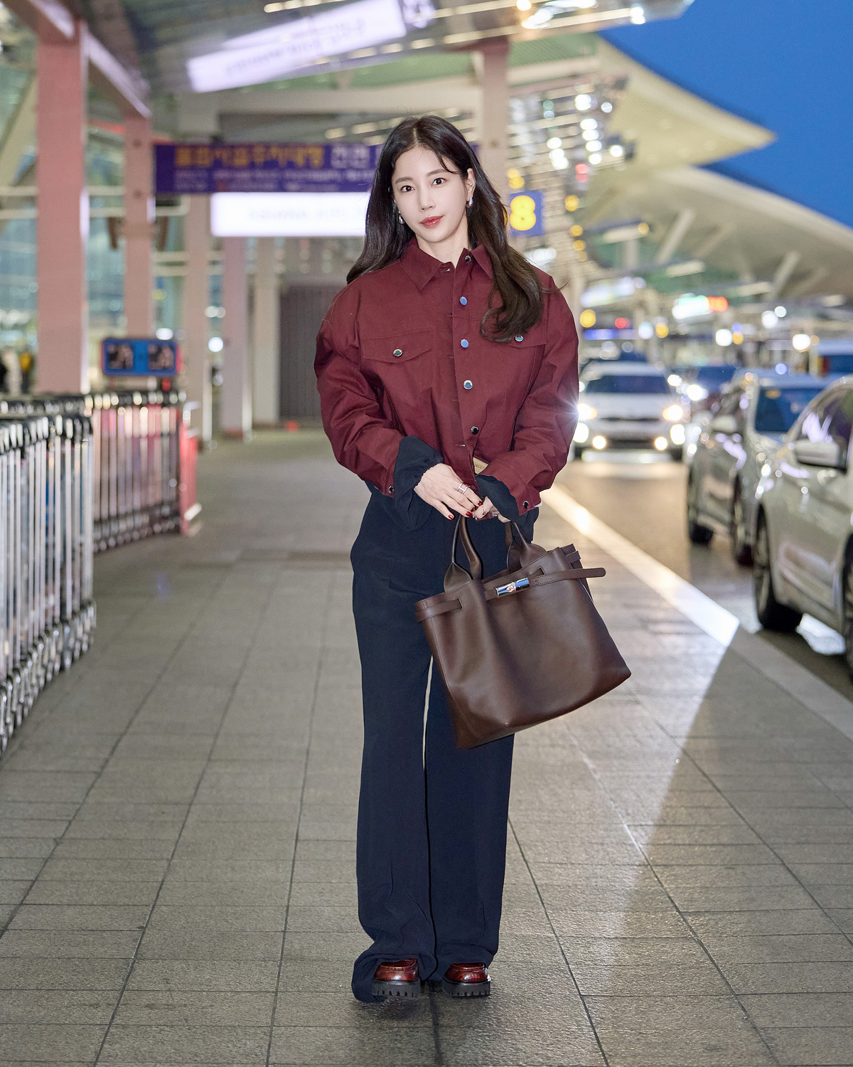 배우 기은세. 자료=롱샴(Longchamp) 제공