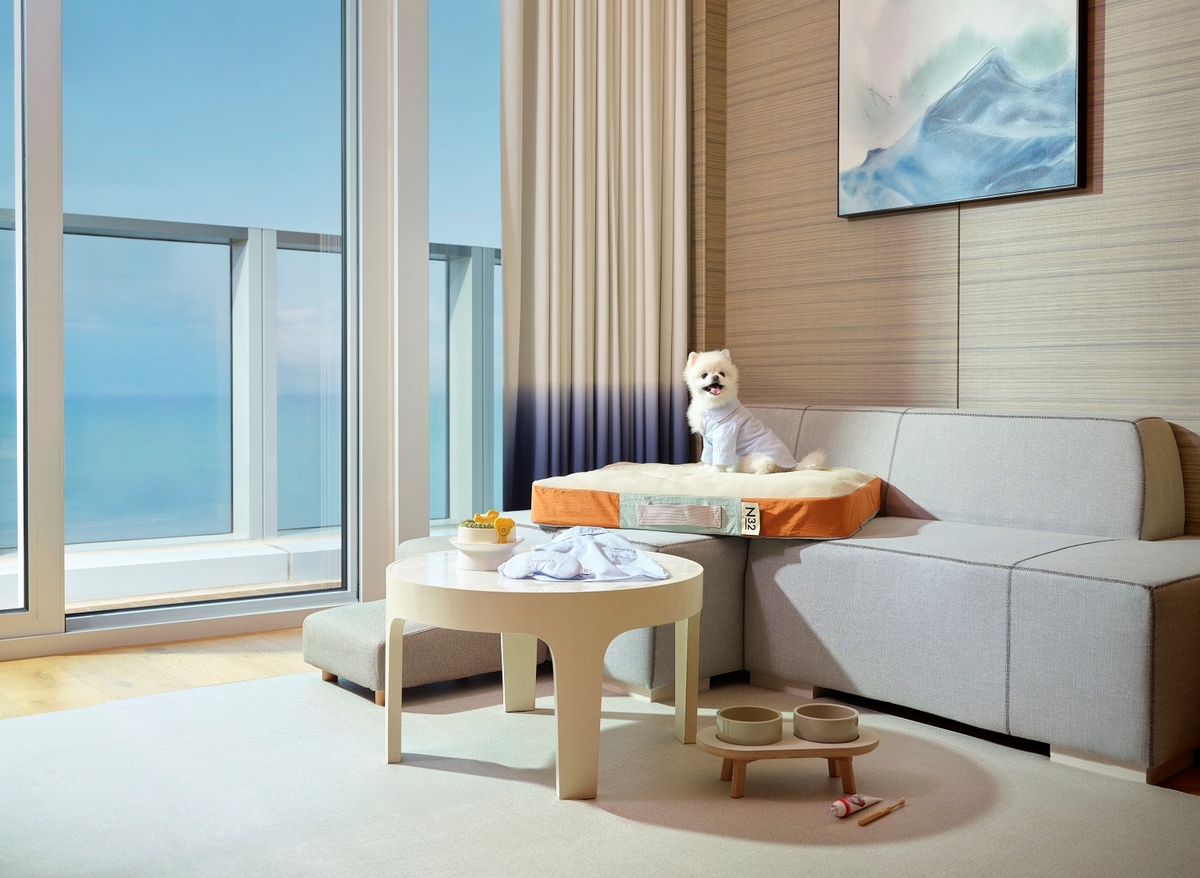 부산 펫캉스 더 특별해진다… 시그니엘 부산, ‘N32 쪼꼬미’ 도입