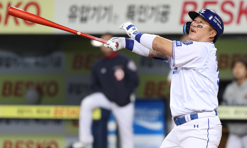 ‘마침내’ 최형우, KBO 역대 최고령 아치 그렸다… 친정 복귀포 장식