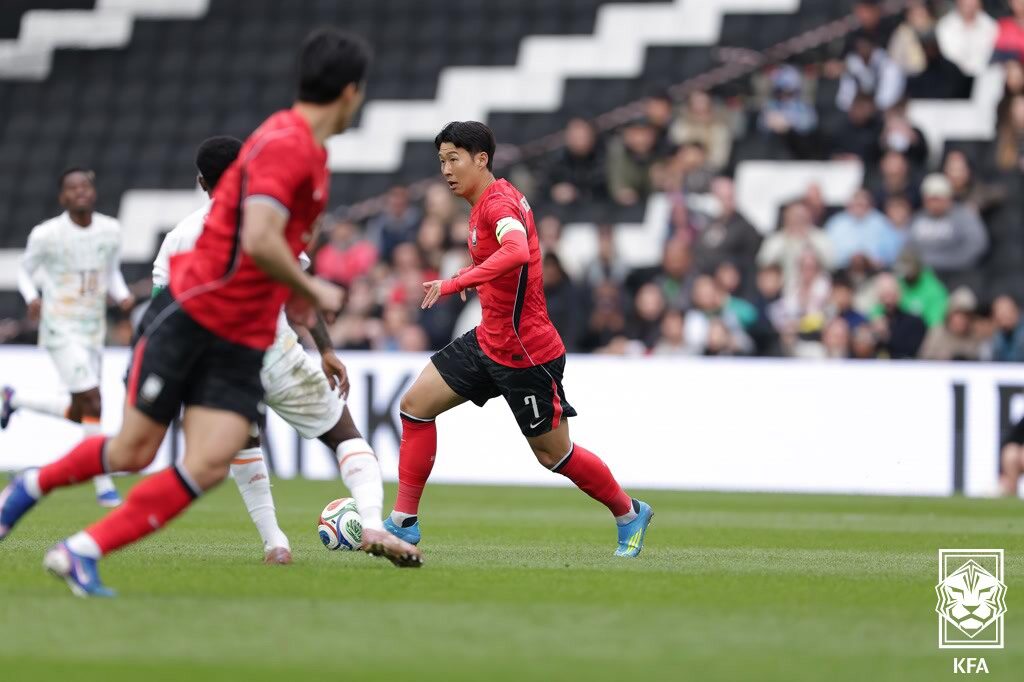 아쉬운 전반, 무득점에 김주성 마저 부상 교체…홍명보호, 코트디부아르전 0-0 진행 중