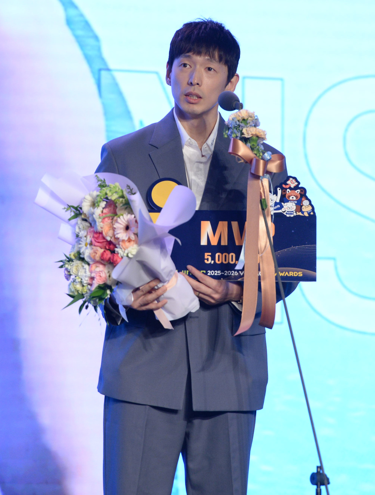 [SW포토] 대한항공 한선수, 남자부 MVP 수상