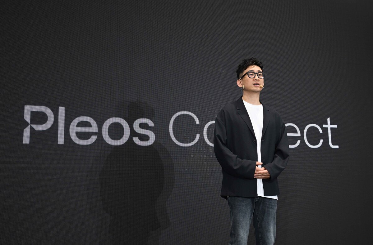 지난 29일 플레오스 커넥트 미디어 데이에서 오프닝 발표 중인 이종원 현대차·기아 Feature&amp;CCS사업부 전무. 현대차그룹 제공