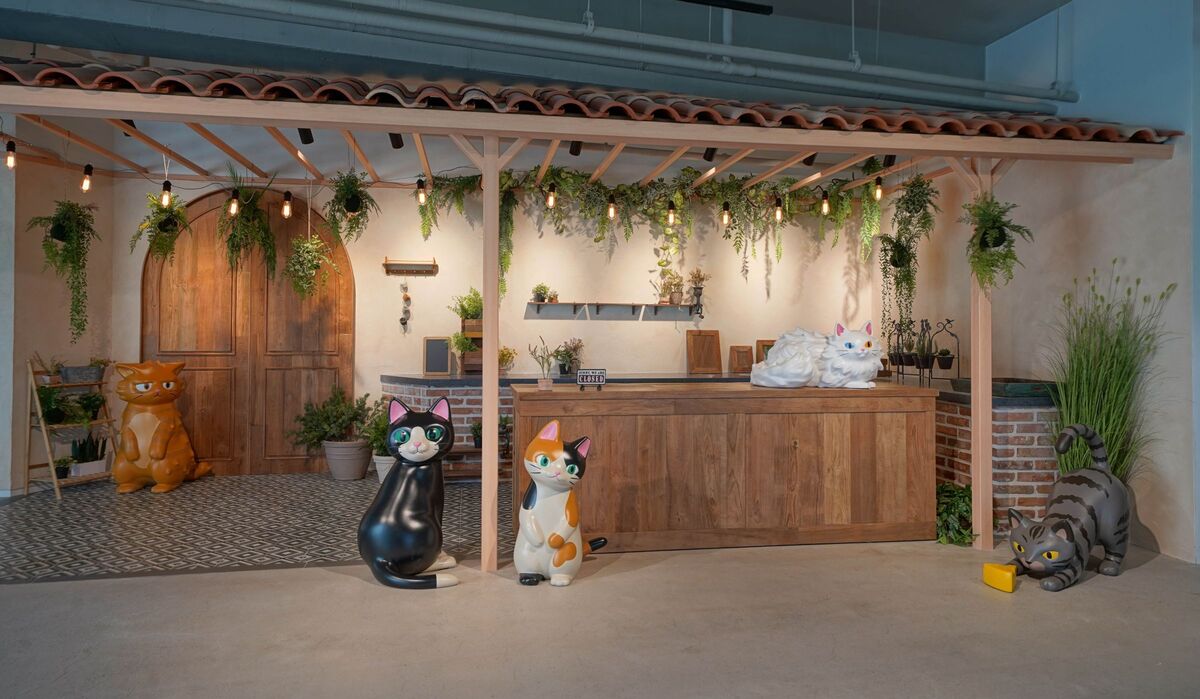 실내 전시 모습. 스마일게이트 제공