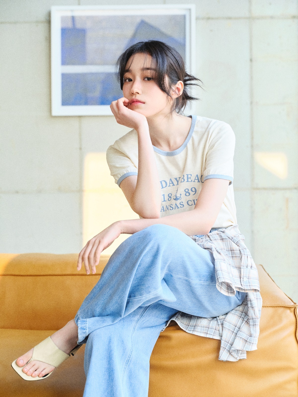 배우 노윤서 화보 이미지. 자료=리(Lee) 제공