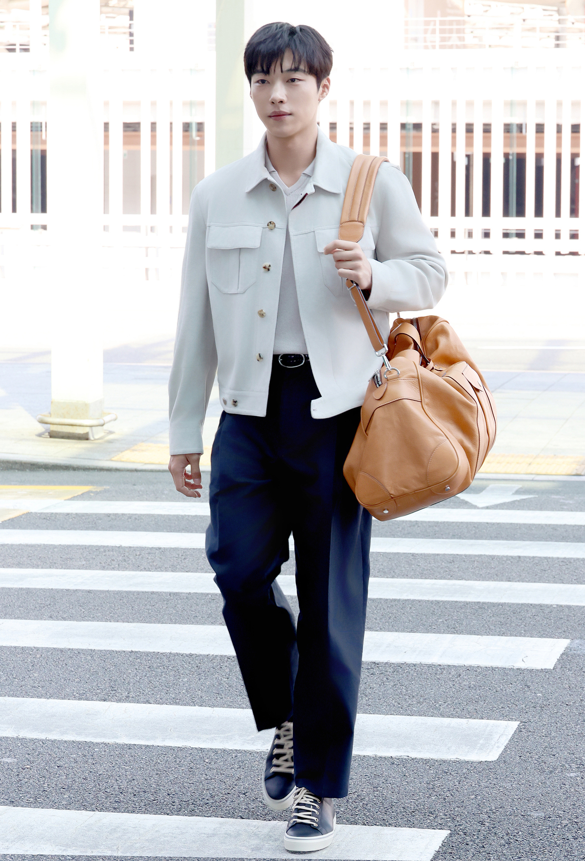 배우 우도환 출국길. 자료=브루넬로 쿠치넬리 제공