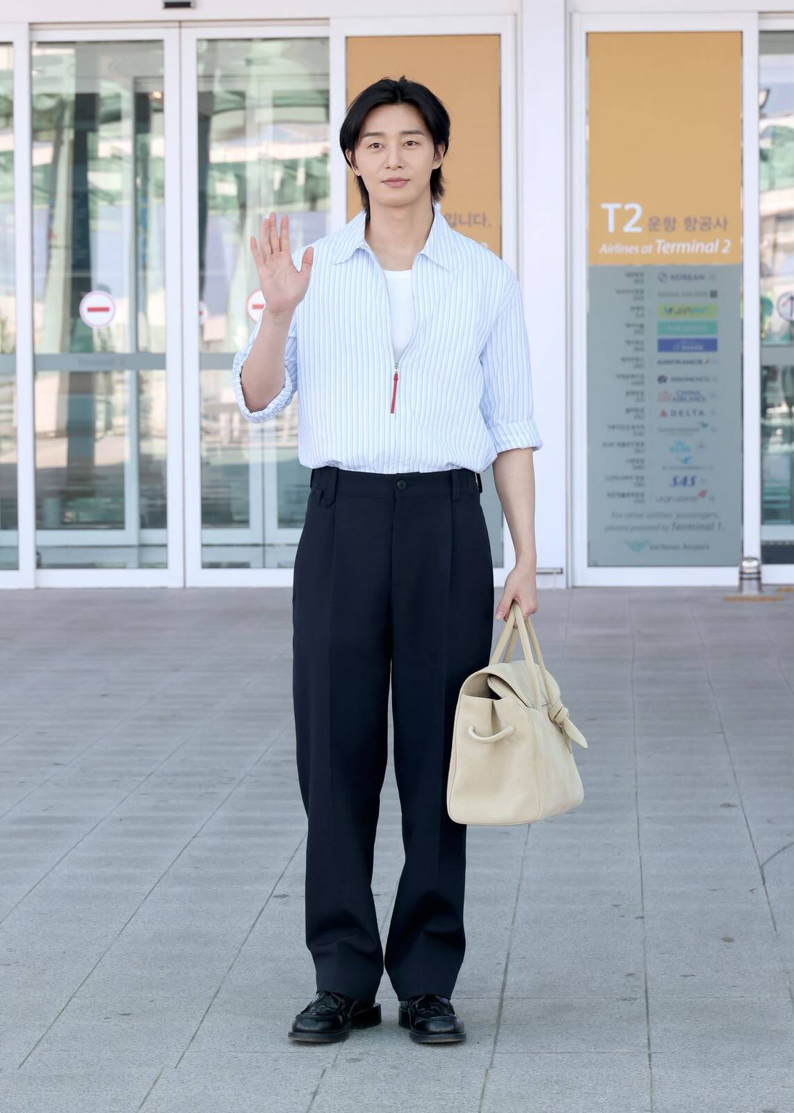 배우 박서준. 자료=자크뮈스(JACQUEMUS) 제공