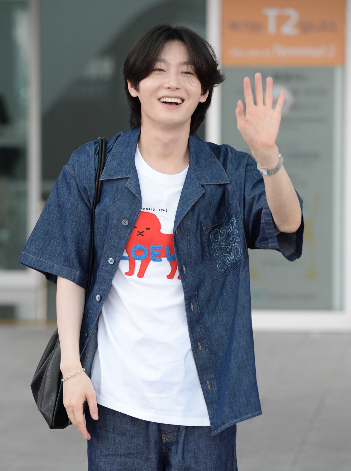 [SW포토] 가수 김용빈, 잘다녀 올께요!!!