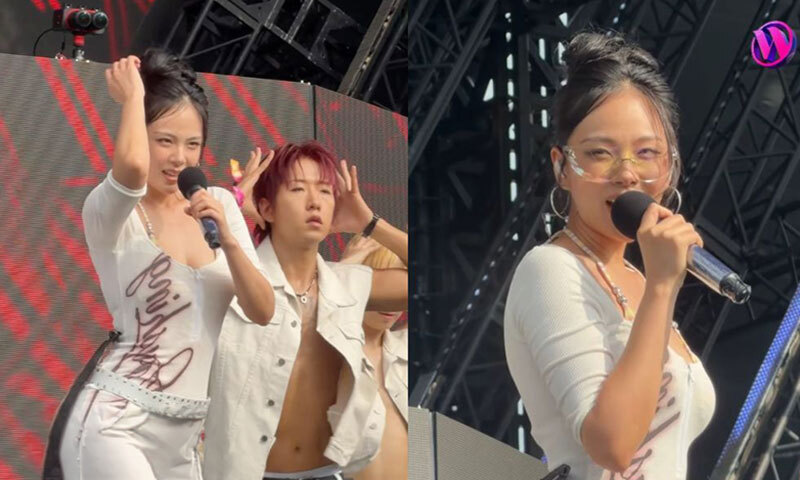 '선정성 논란' 비비 워터밤 무대, 온라인서 대립