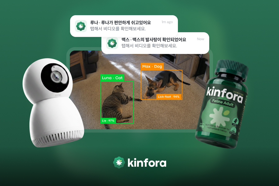 “홈캠으로 댕냥이 관찰→ 맞춤영양 제안”… 림피드, AI 펫캠 ‘킨포라’ 출시